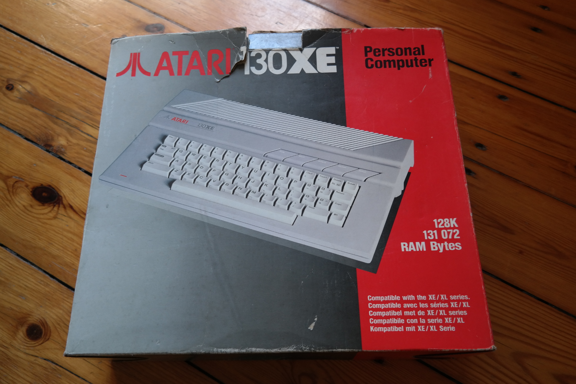 Atari 130XE Originalverpackung